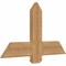Ekena Millwork Eugene Smooth Timber Gable Bracket, Western Red Cedar, 36"W x 21"H x 1 1/2"D x 5 1/2"F, 14/12 Pitch GBW036X21X0206EUG00SWR - alternate 5